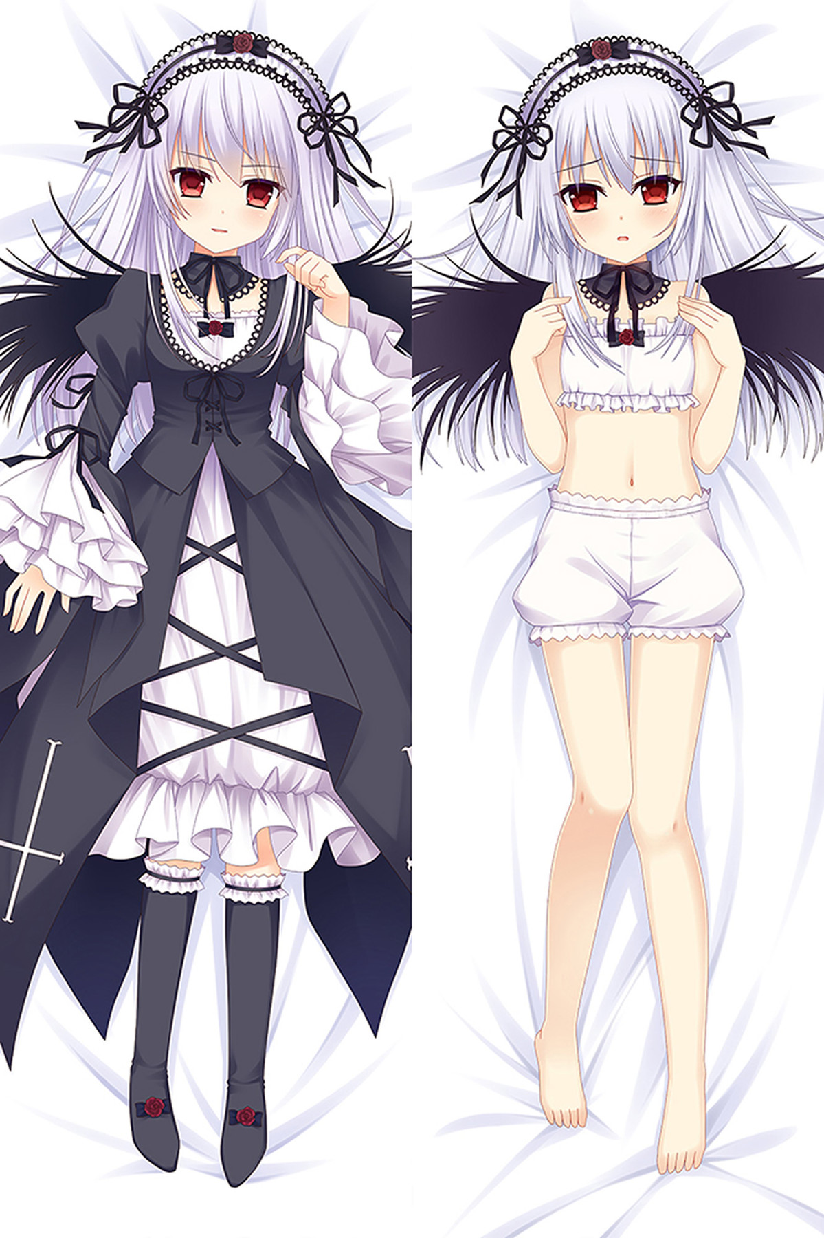 Suigintou Dakimakura Housse de Coussin Corporel