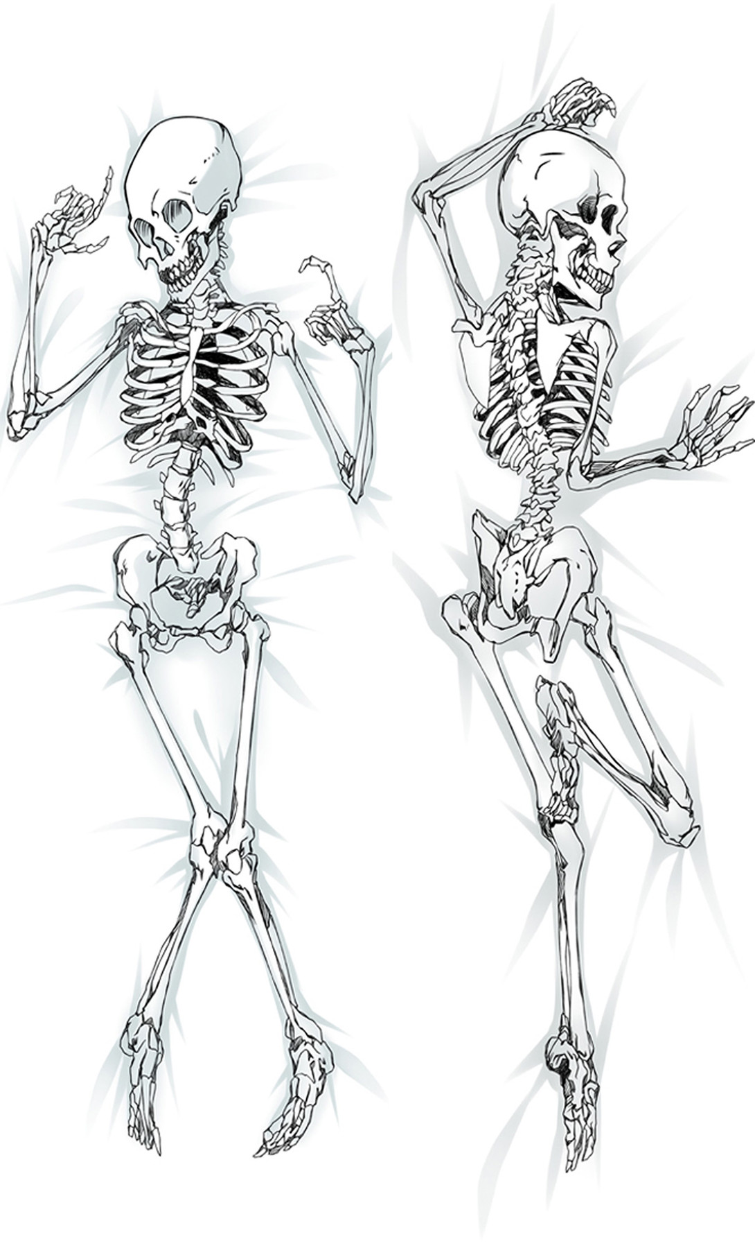 Skeleton Dakimakura Body Pillow hoes