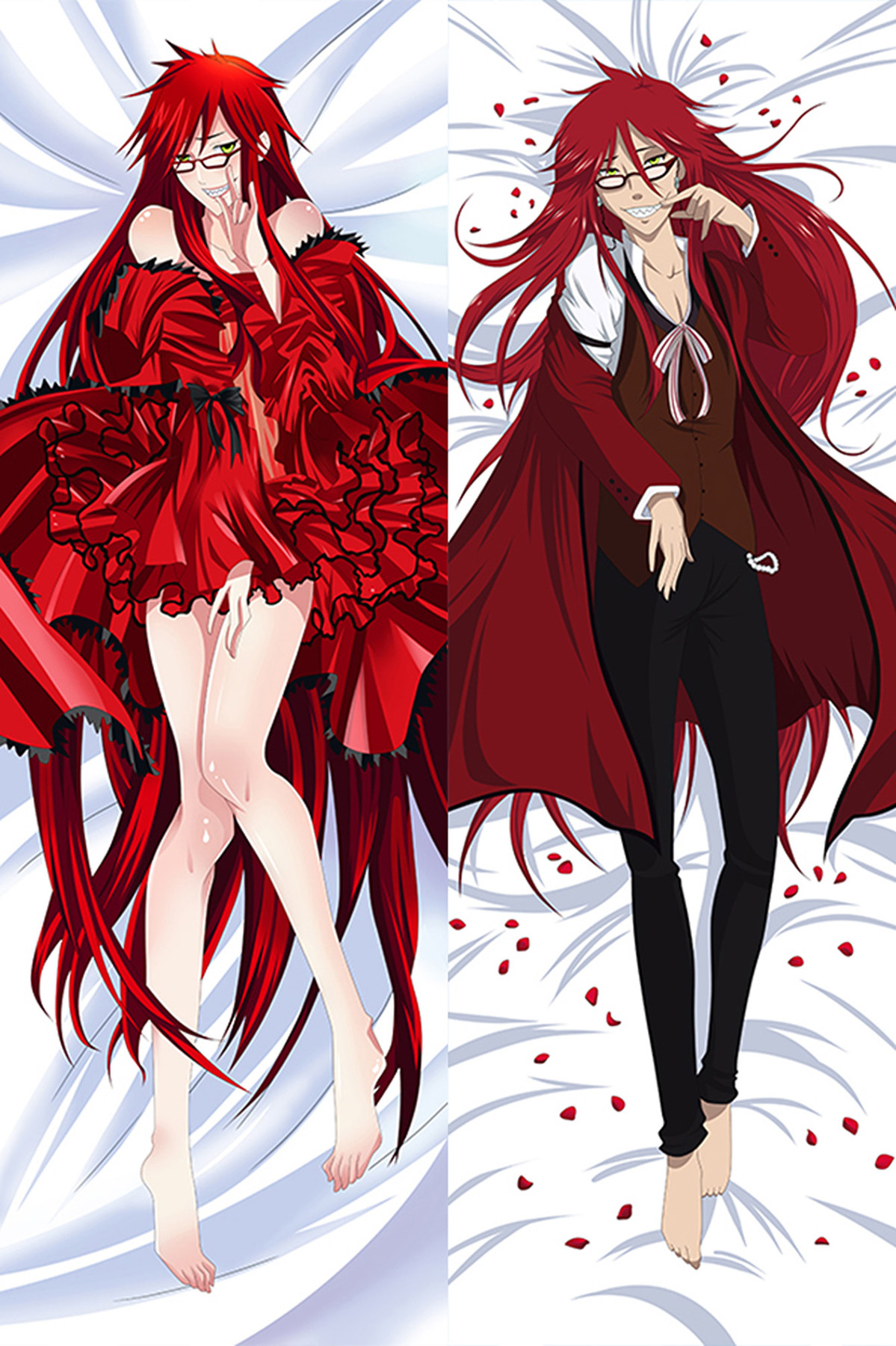 Grell Sutcliff Dakimakura Body Pillow hoes