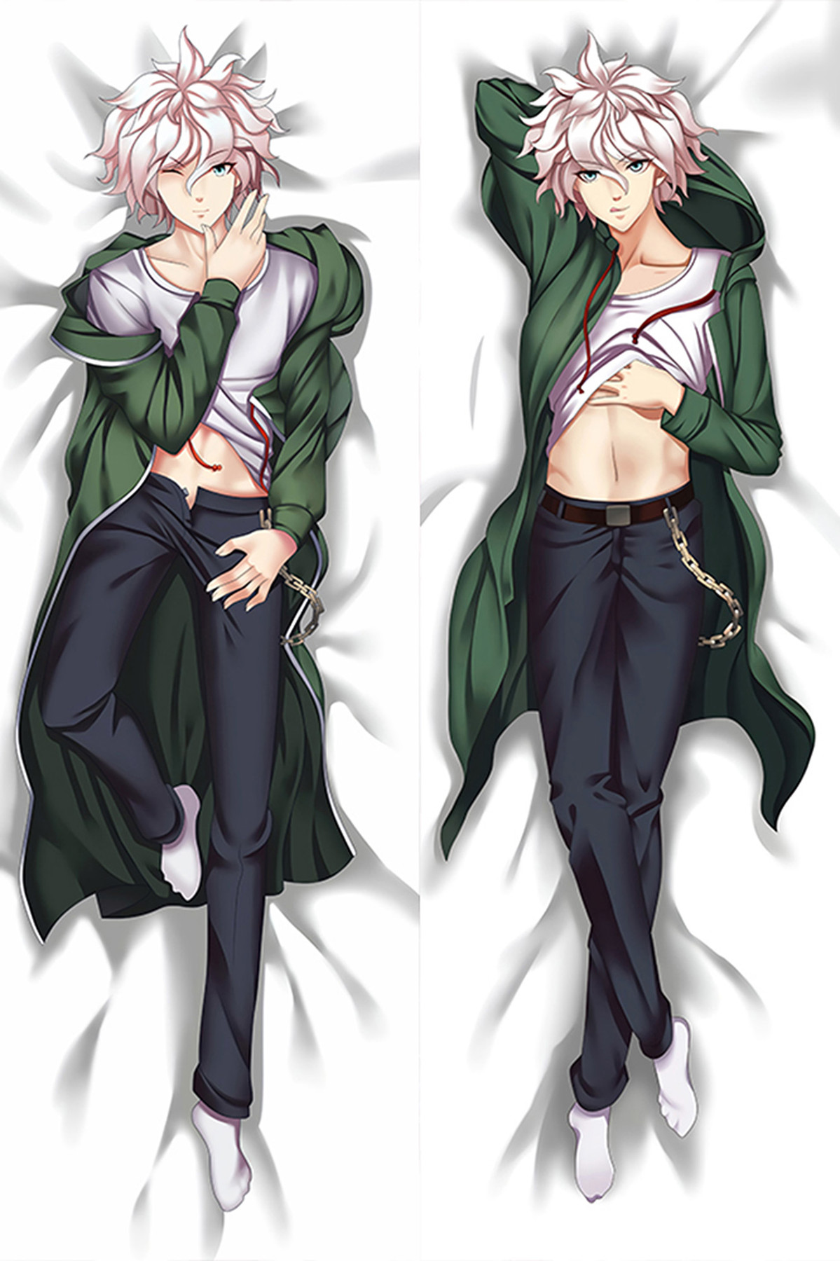 Nagito Komaeda Dakimakura Body Pillow Cover