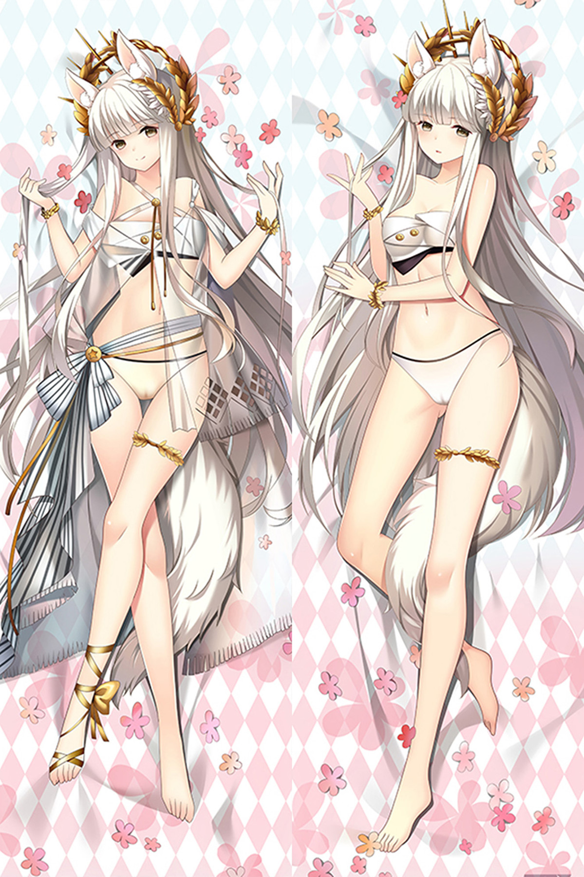 Platinum Dakimakura Body Pillow hoes