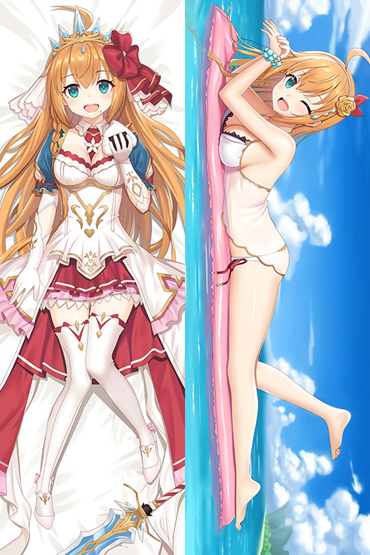 Pecorine Fodera per Dakimakura Cuscino Anime