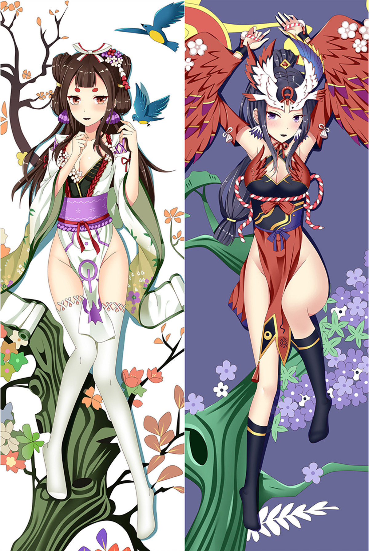 Kachou Fuugetsu Dakimakura Body Pillow Cover