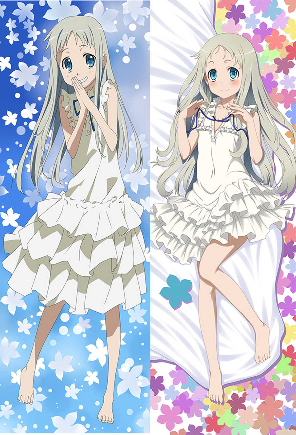 Meiko Menma Honma Dakimakura Body Pillow Kissenbezug