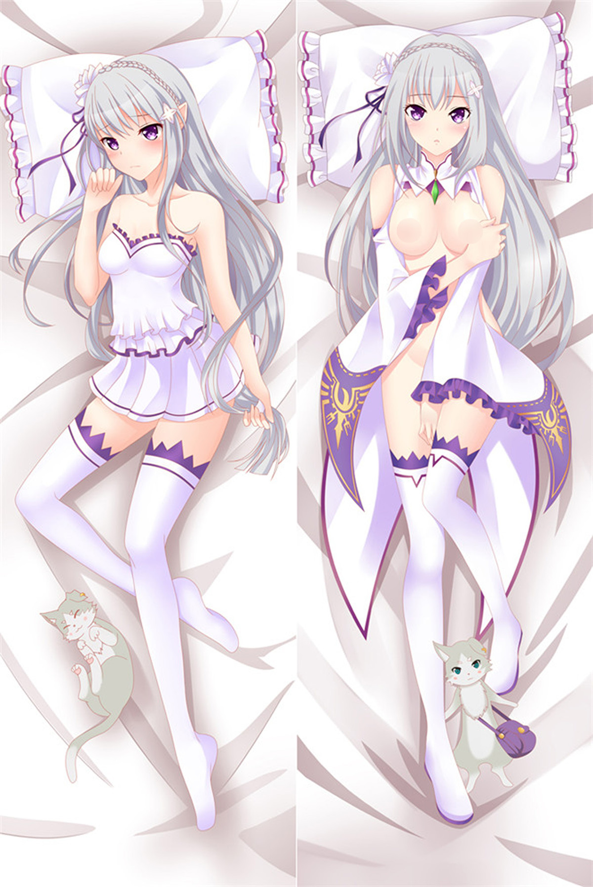 Emilia 18+ NSFW Dakimakura Body Pillow hoes