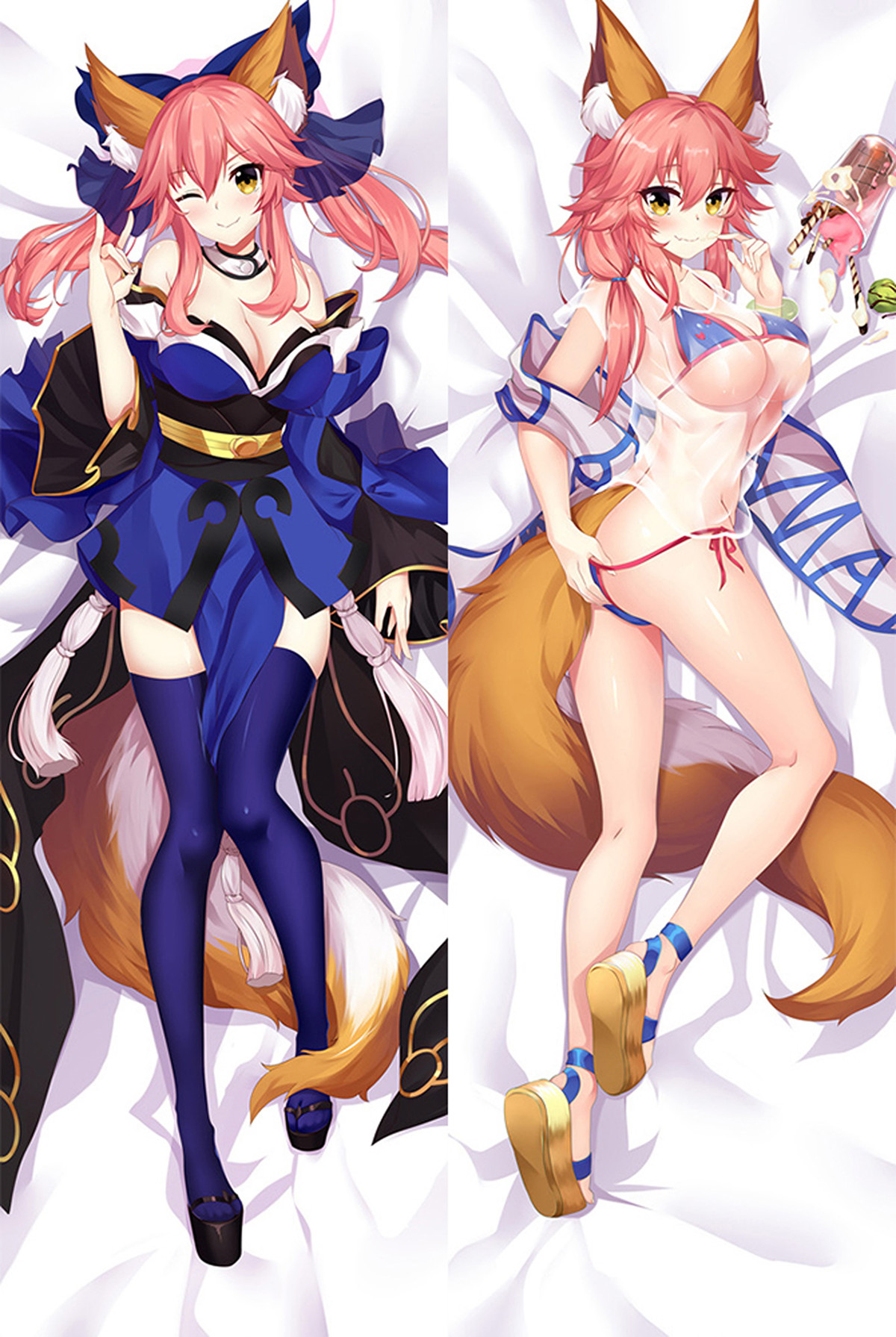 Tamamo no Mae Dakimakura Body Pillow Kissenbezug