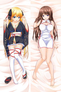 Airi and Marina from Oni Chichi dakimakura cover