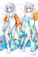 Origami Tobiichi from Date A Live dakimakura cover