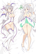 Emilia (Re: Zero) 18+ NSFW Dakimakura Body Pillow Cover
