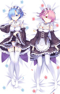 Rem and Ram from Re: Zero dakimakura cover