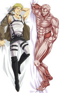 Reiner Braun from Attack on Titan dakimakura cover