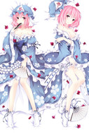 Yuyuko Saigyouji from Touhou Project dakimakura cover