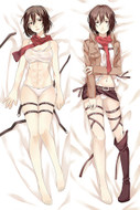 Mikasa Ackerman from Attack on Titan dakimakura cover