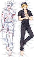 White Blood Cell and Killer T (Cells at Work) Dakimakura Body Pillow Cover