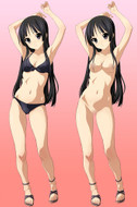 Mio Akiyama from K-ON 18+ dakimakura cover