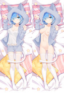 Rem (Re: Zero) 18+ NSFW Dakimakura Body Pillow Cover Uncensored