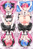 Ram and Rem from Re: Zero 18+ dakimakura cover