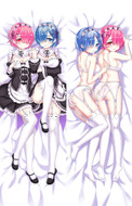 Rem and Ram from Re: Zero dakimakura cover
