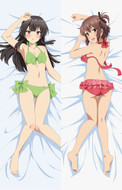 Kanami and Hiyori from Juujou Katana Maidens dakimakura cover
