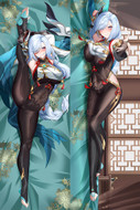 Shenhe from Genshin Impact dakimakura cover