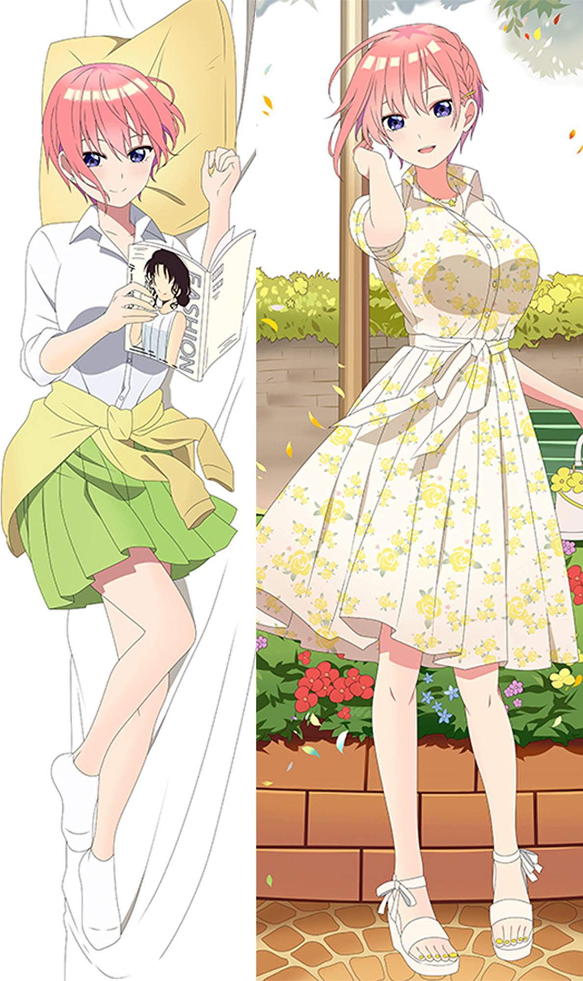 Ichika Nakano from Quintessential Quintuplets dakimakura cover