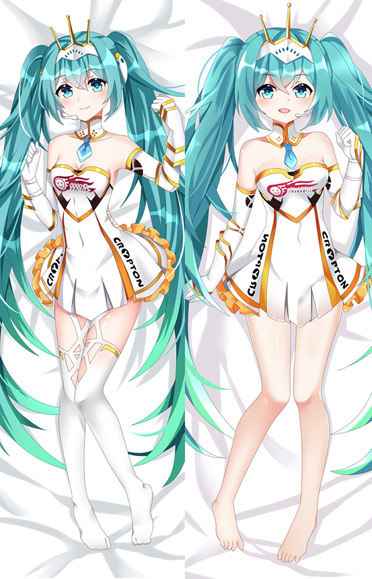 Hatsune Miku from Vocaloid dakimakura cover