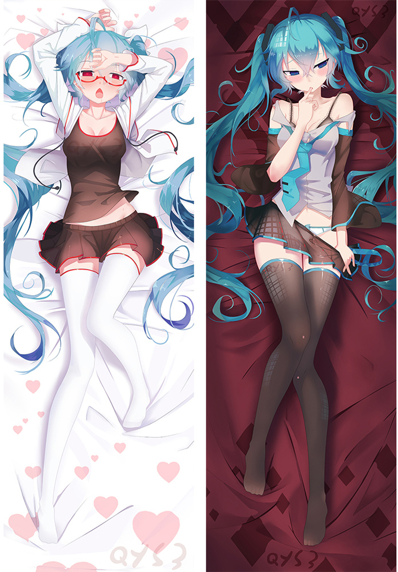 Hatsune Miku from Vocaloid dakimakura cover