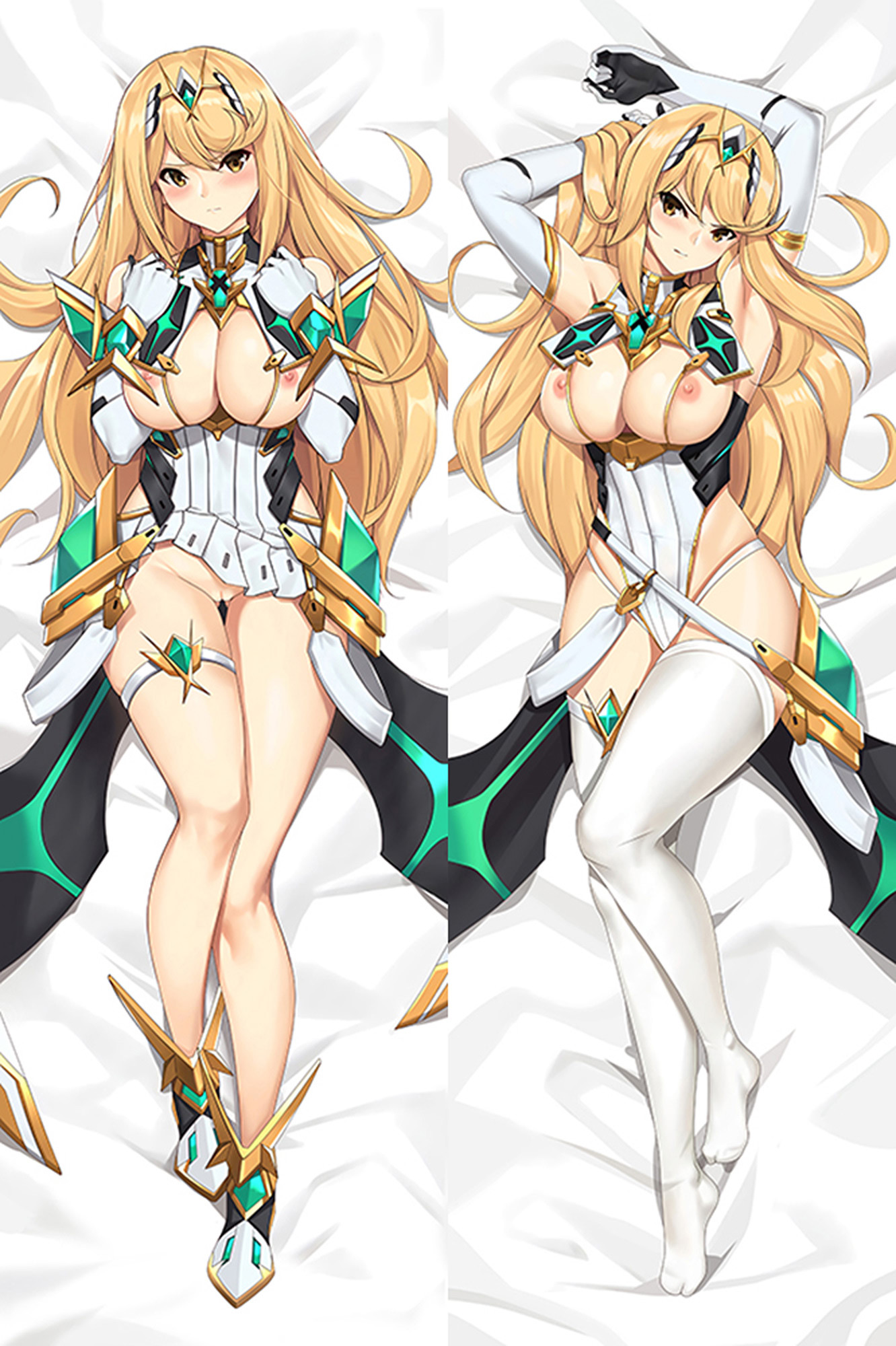 Mythra from "Xenoblade Chronicles" NSFW Uncensored Body Pillow Dakimakura Case