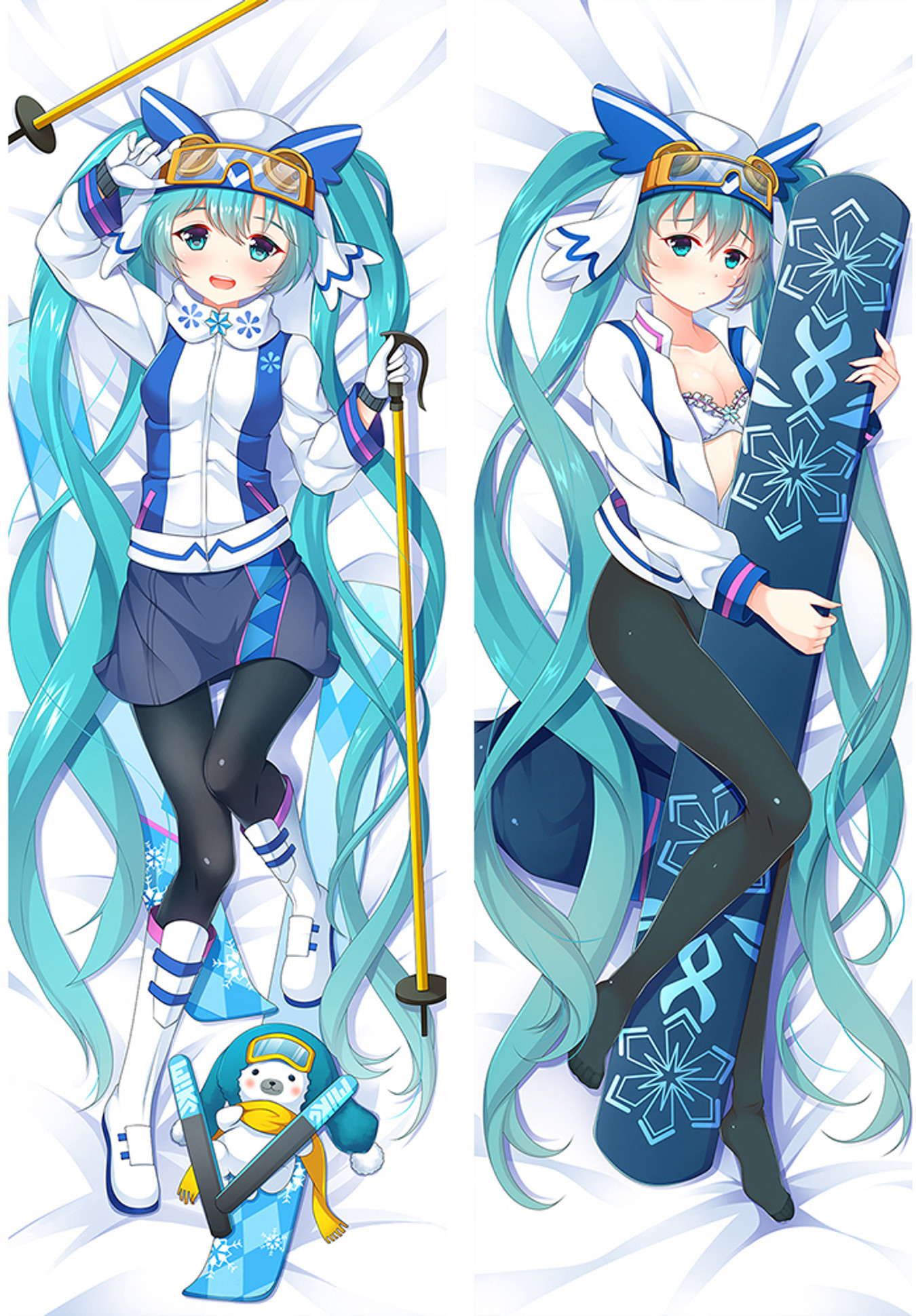 Hatsune Miku from Vocaloid dakimakura cover