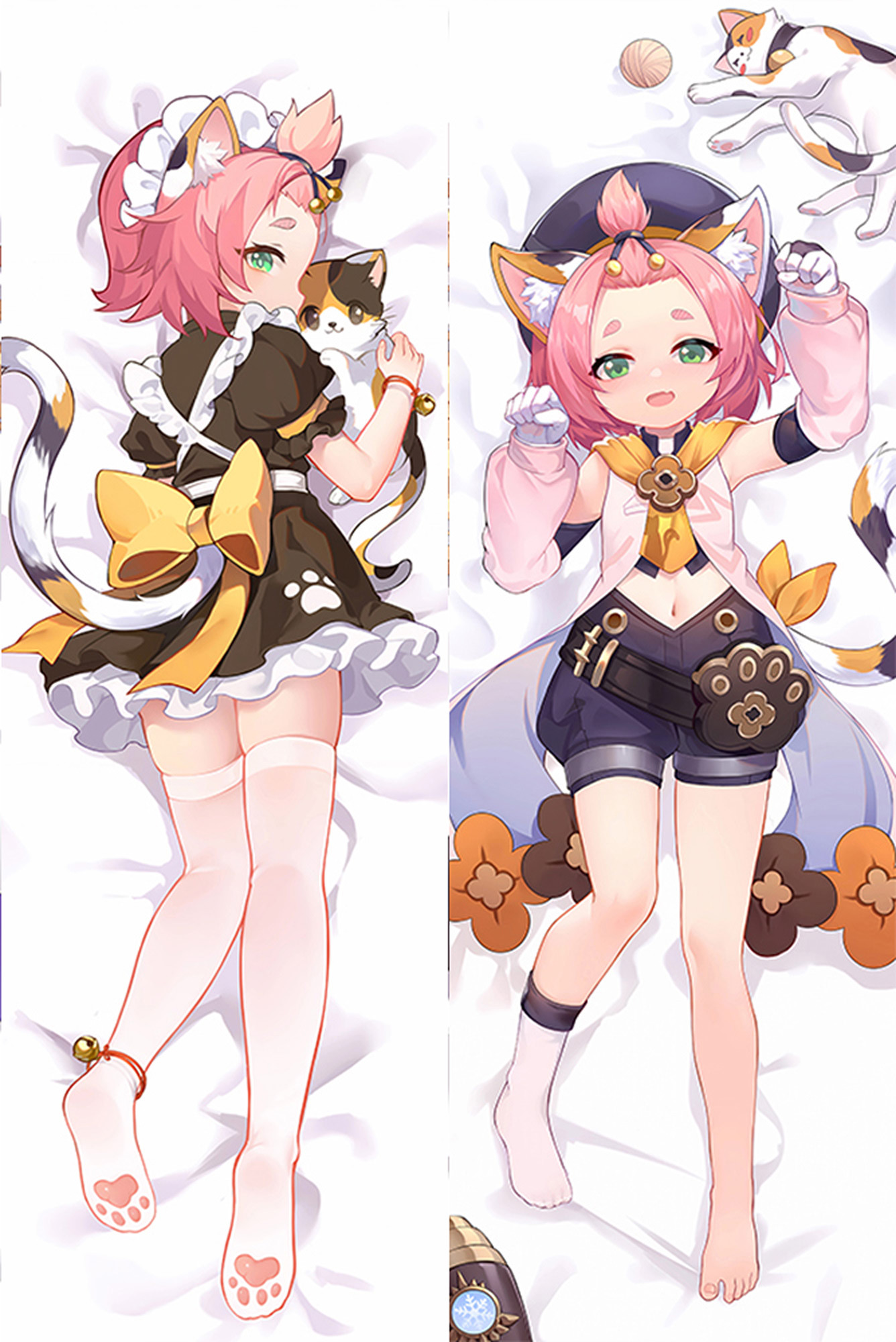 Diona from Genshin Impact dakimakura cover