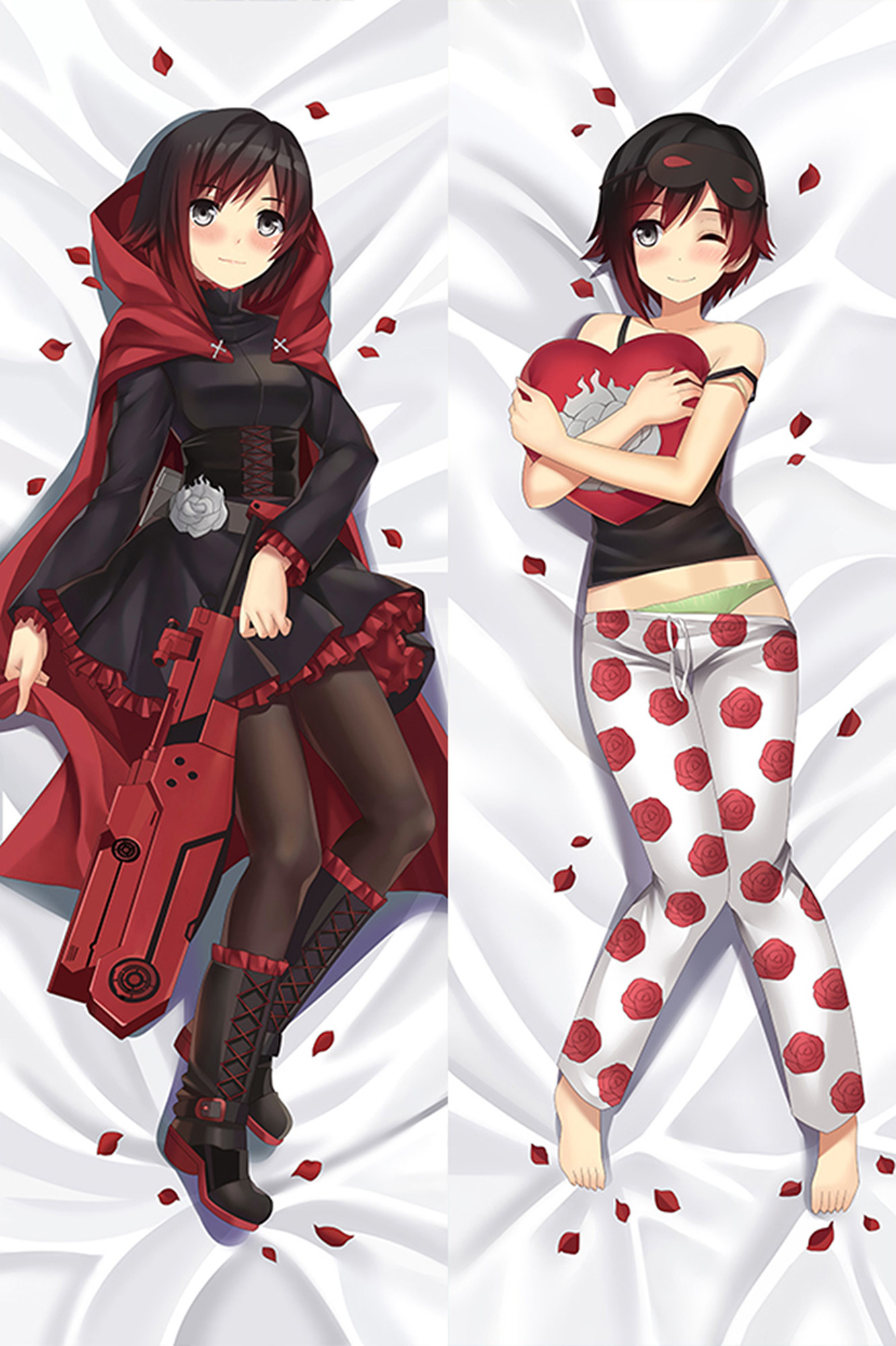 Ruby Rose from "RWBY" Body Pillow Dakimakura Case