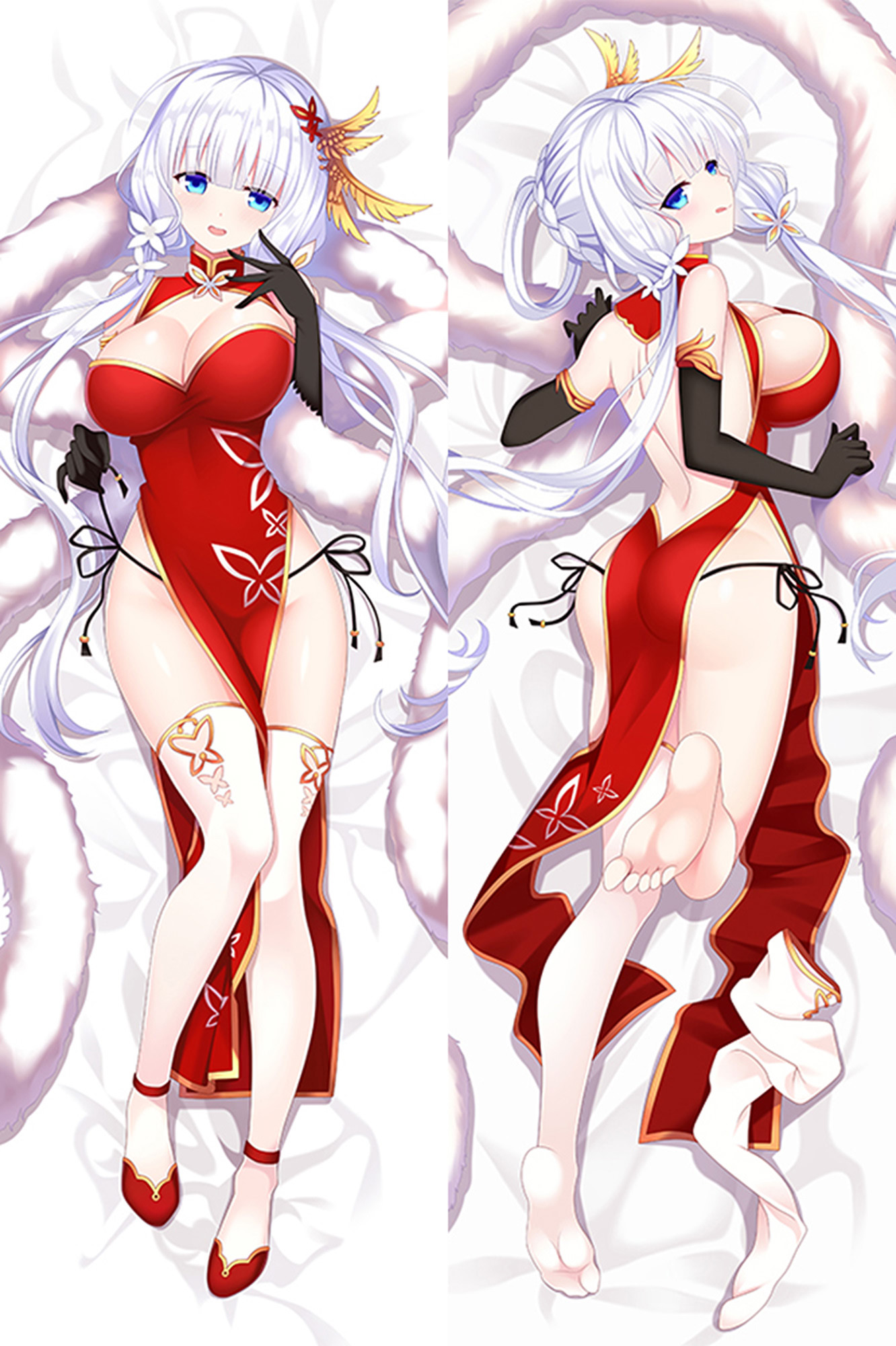 Belfast from Azur Lane dakimakura cover