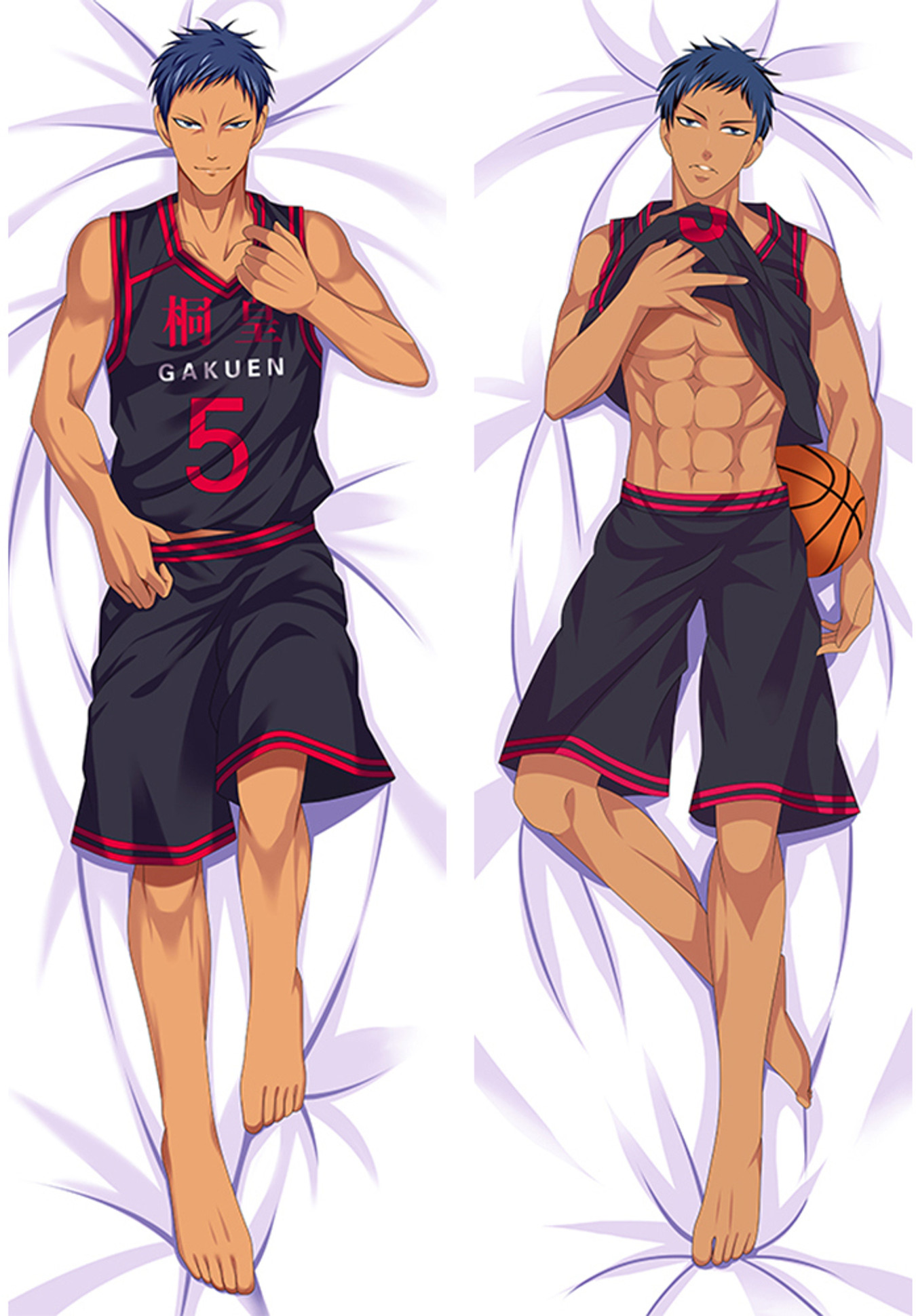 Daiki Aomine from Kuroko's Basketball dakimakura cover