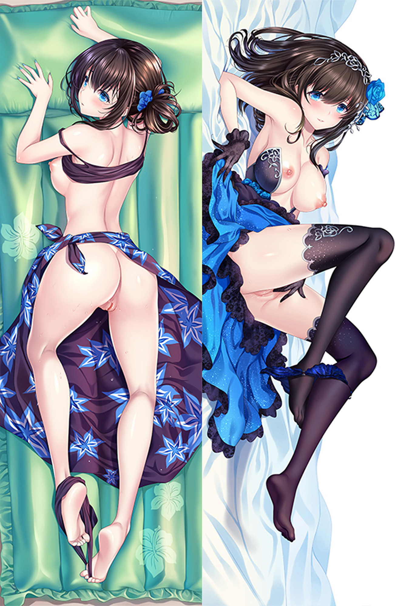 Fumika Sagisawa NSFW Uncensored Body Pillow Dakimakura Case