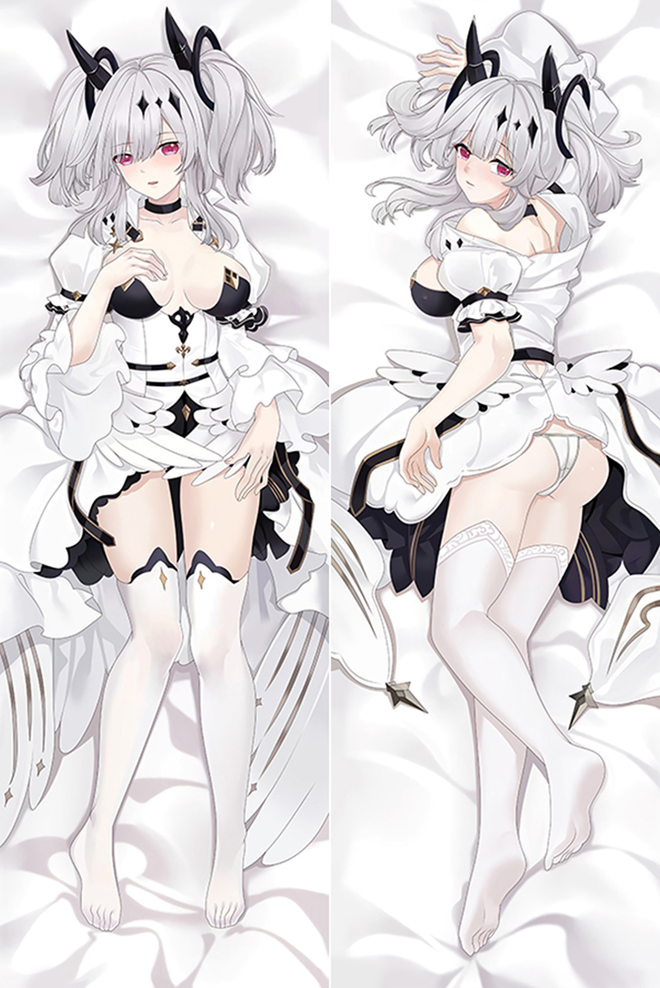 Joffre from Azur Lane dakimakura cover
