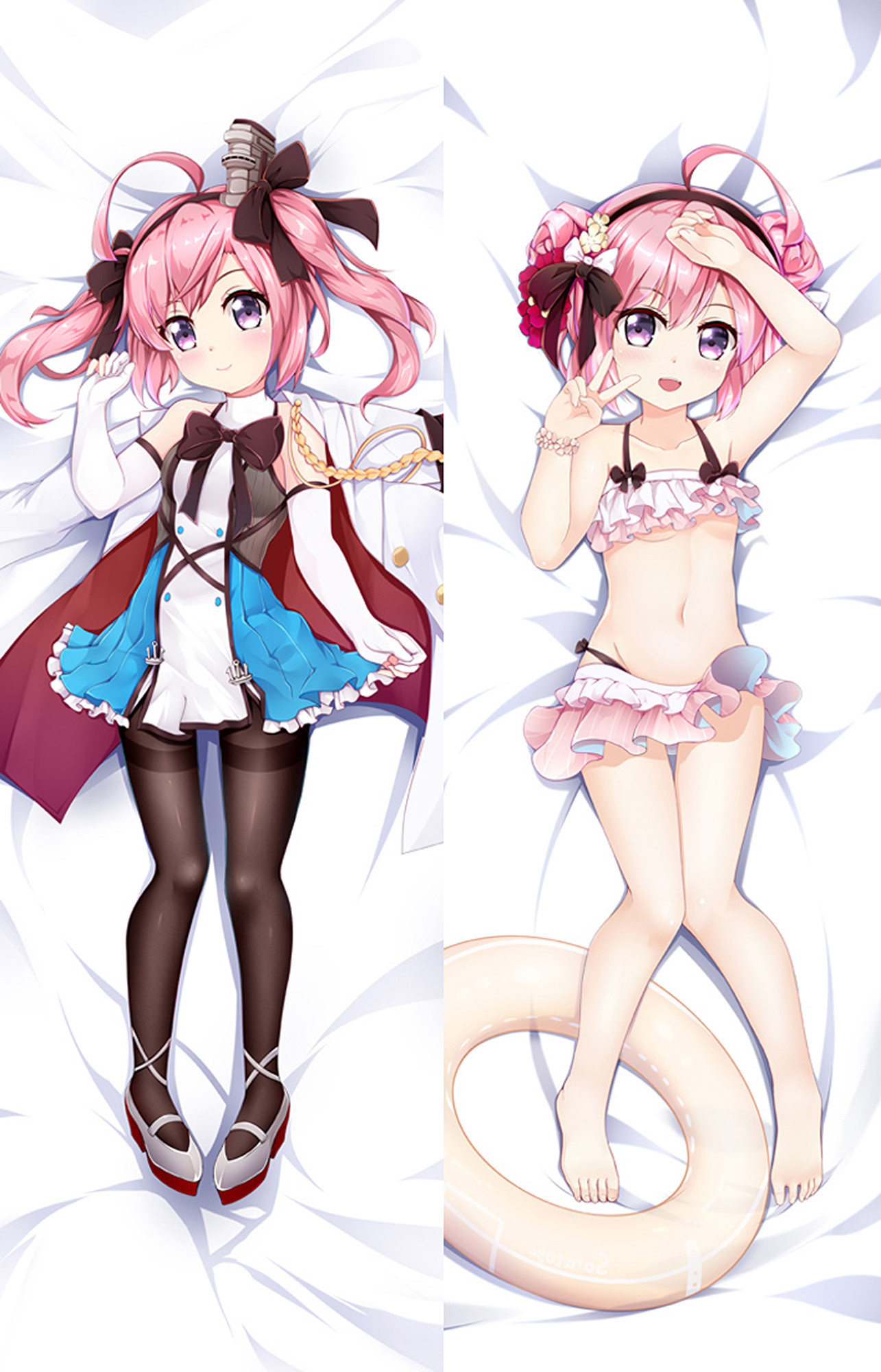 Saratoga from Azur Lane dakimakura cover