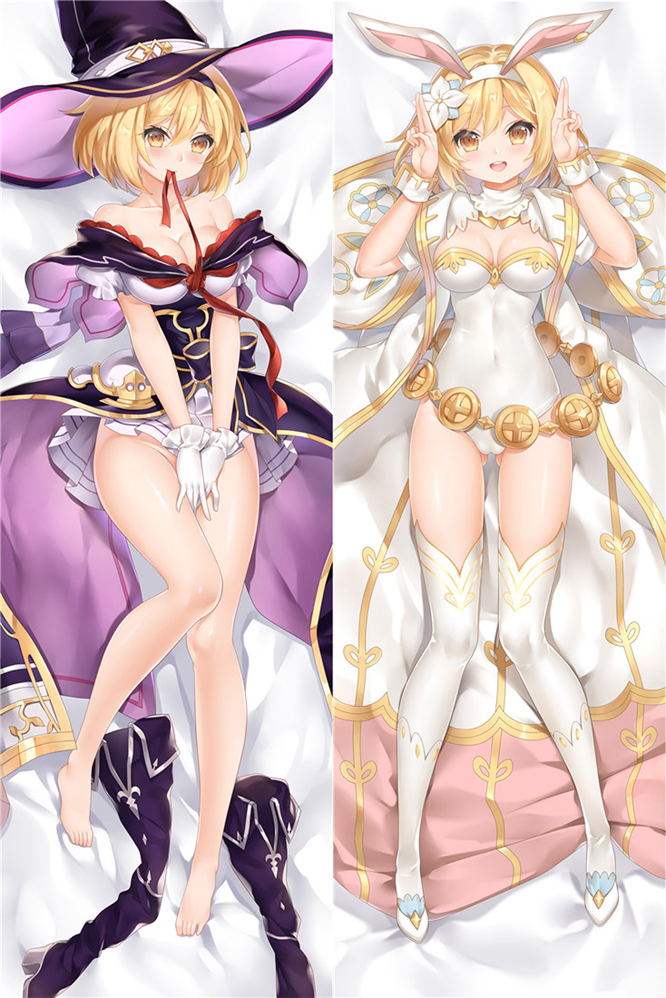 Djeeta Warlock and Manadiver from Granblue Fantasy dakimakura cover