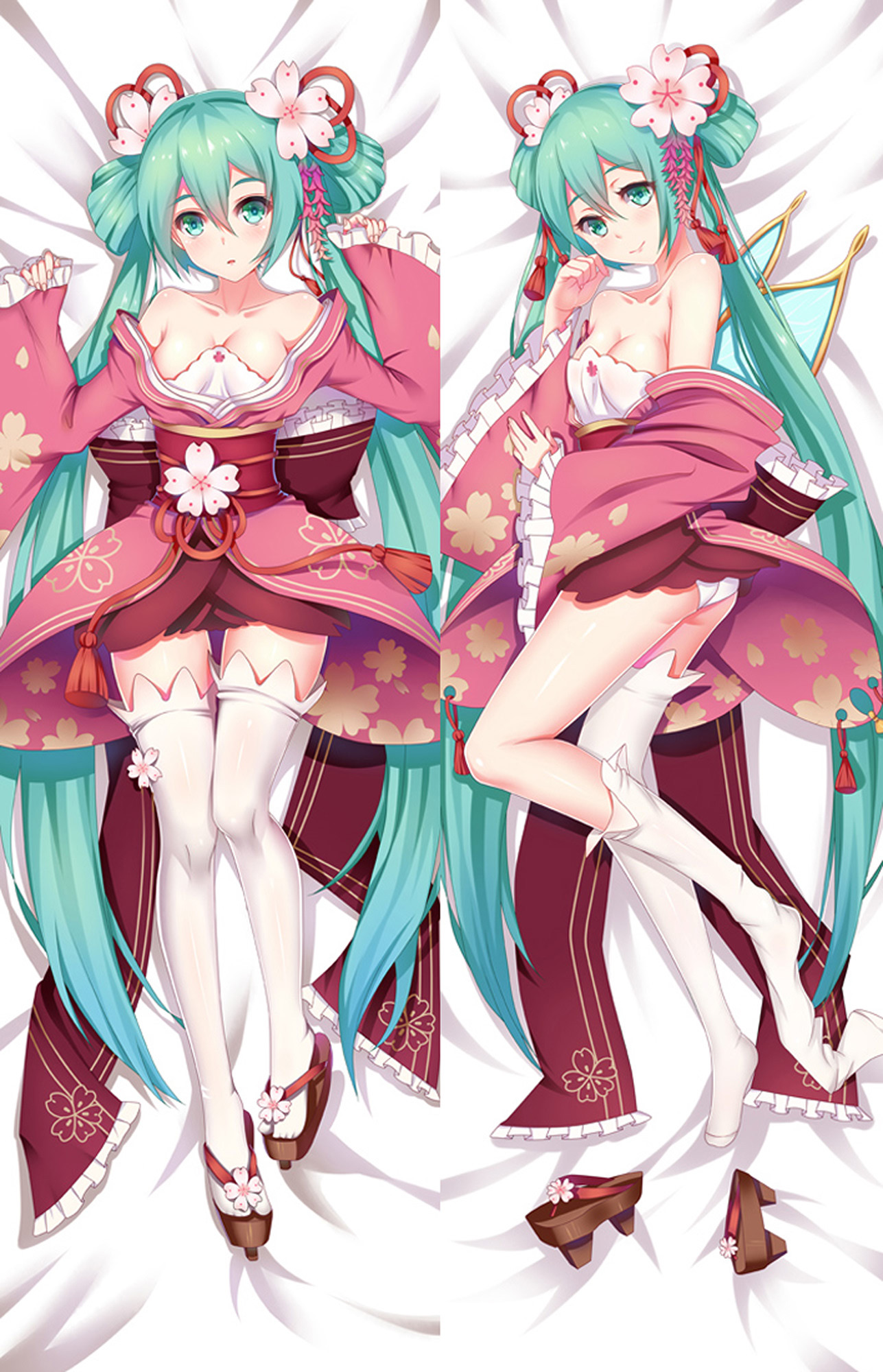 Hatsune Miku from Vocaloid dakimakura cover
