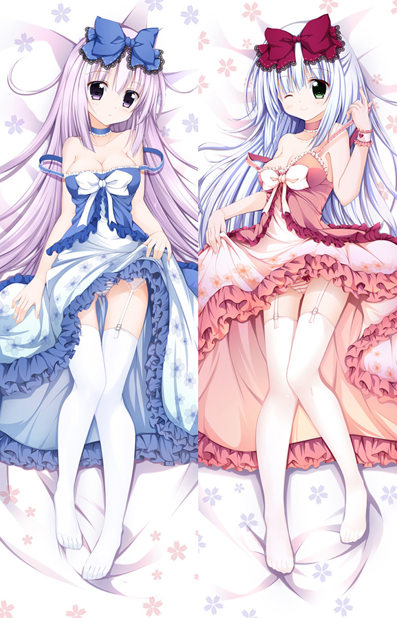 Airi and Rise from Alice or Alice dakimakura cover