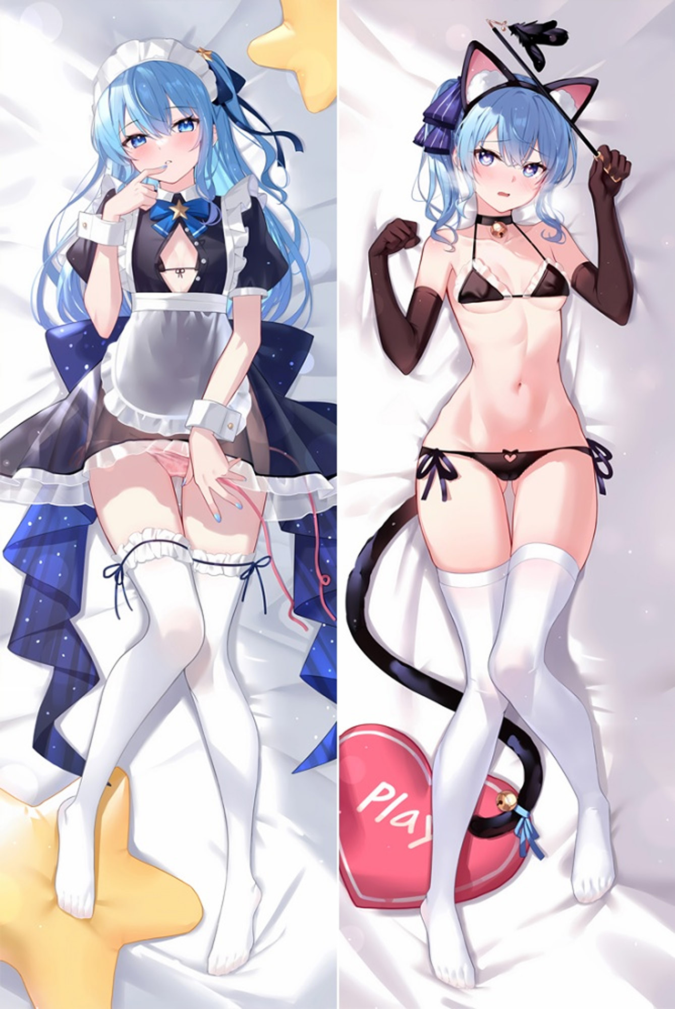 Hoshimachi Suisei from "Vtuber Hololive" Body Pillow Dakimakura Case
