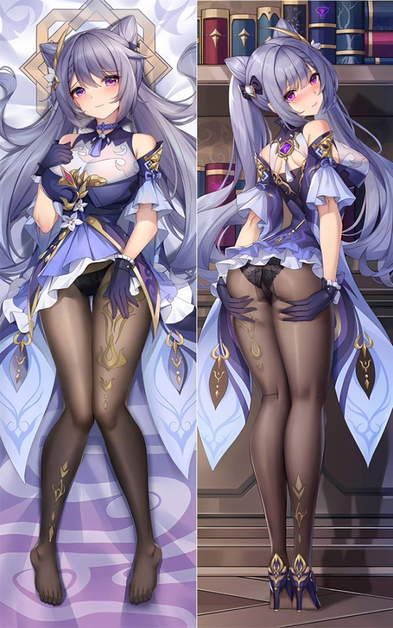 Keqing from "Genshin Impact" Body Pillow Dakimakura Case