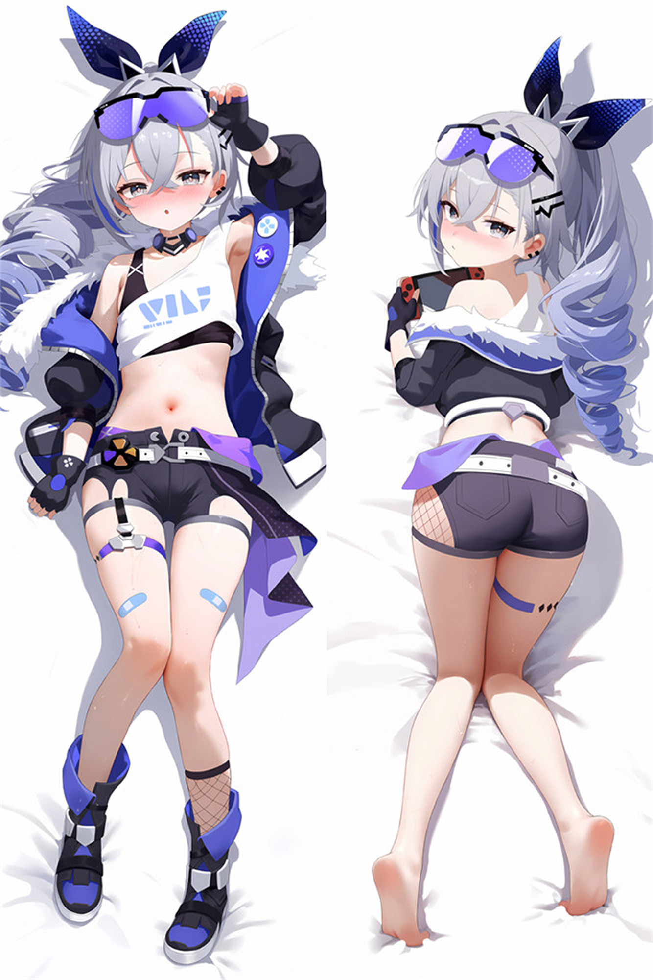 Silver Wolf from Honkai Star Rail dakimakura cover
