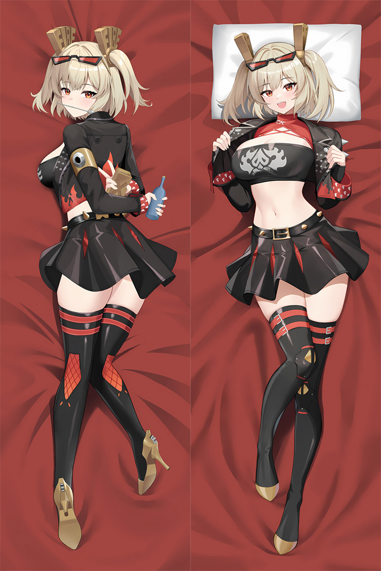 Burnice White from "Zenless Zone Zero" Body Pillow Dakimakura Case