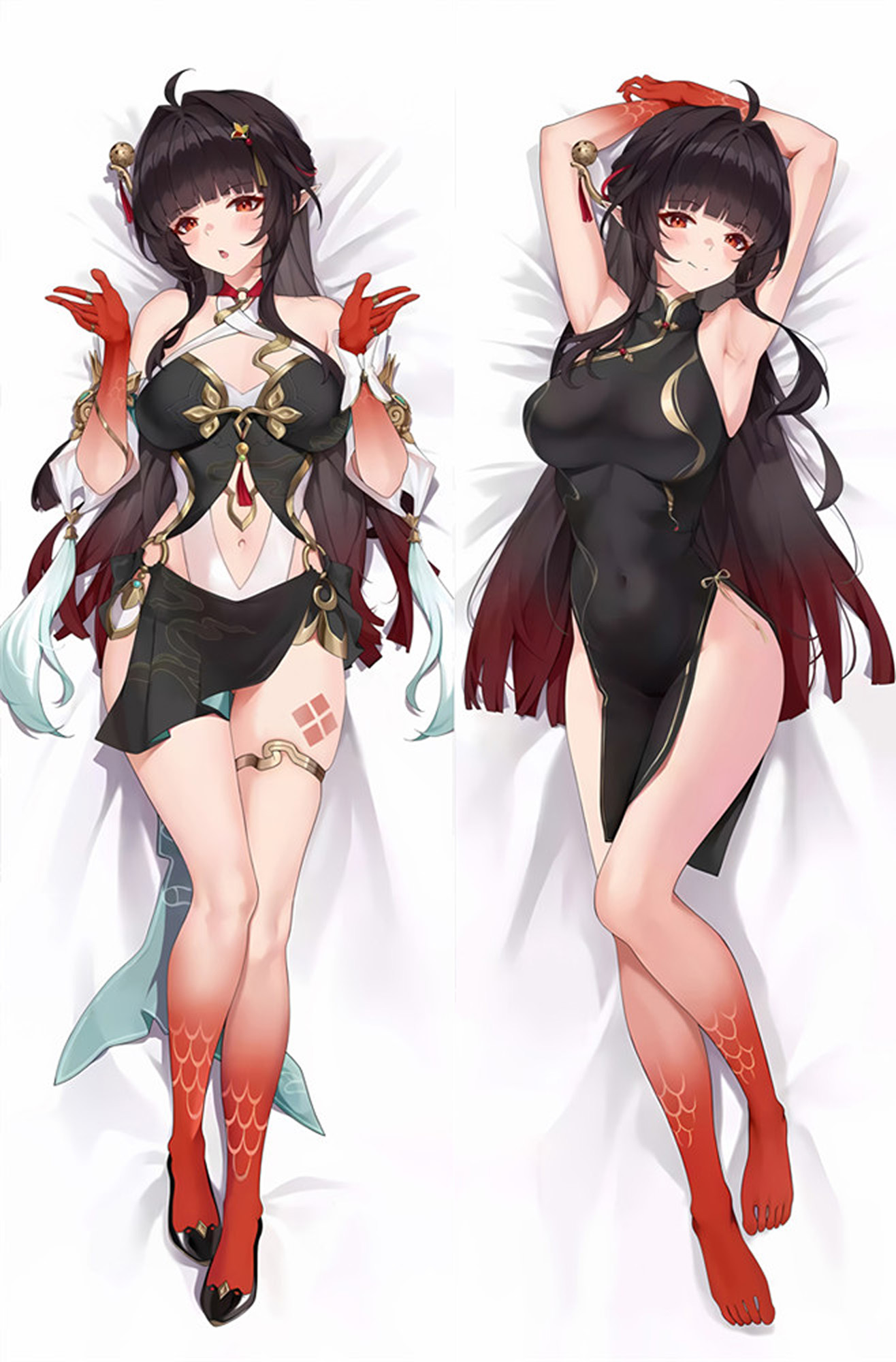 Lingsha from "Honkai Star Rail" Body Pillow Dakimakura Case