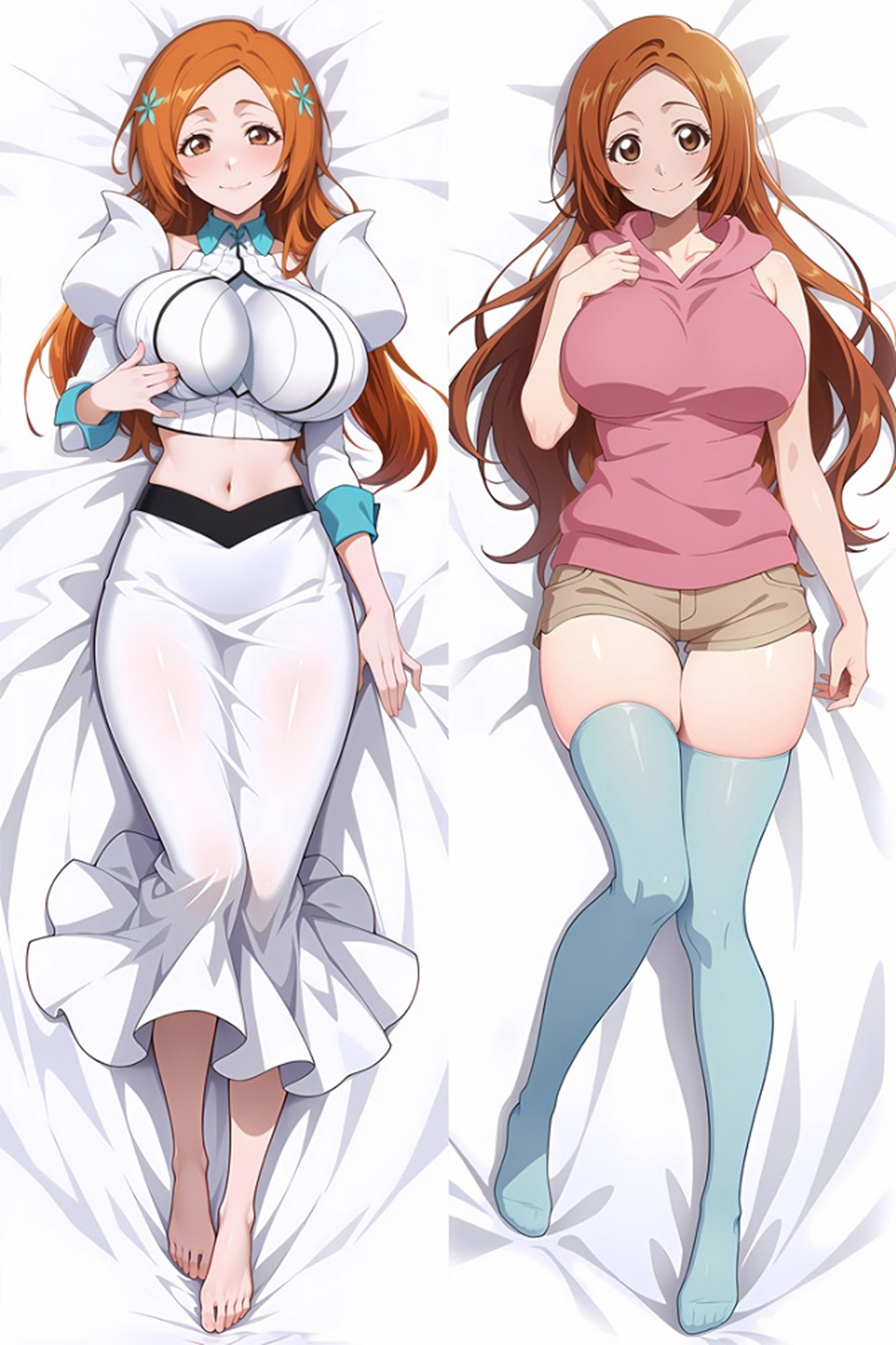 Orihime Inoue from "Bleach" Body Pillow Dakimakura Case