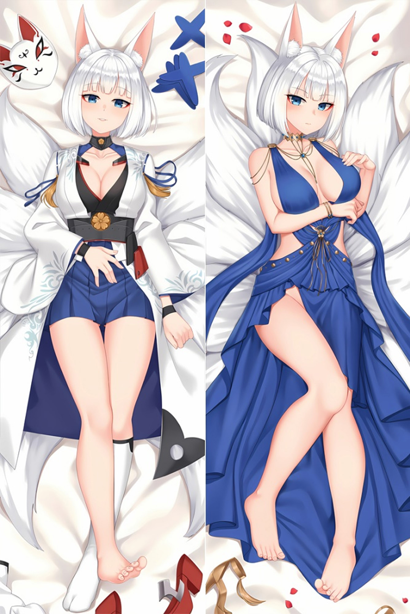 Kaga from "Azur Lane" Body Pillow Dakimakura Case