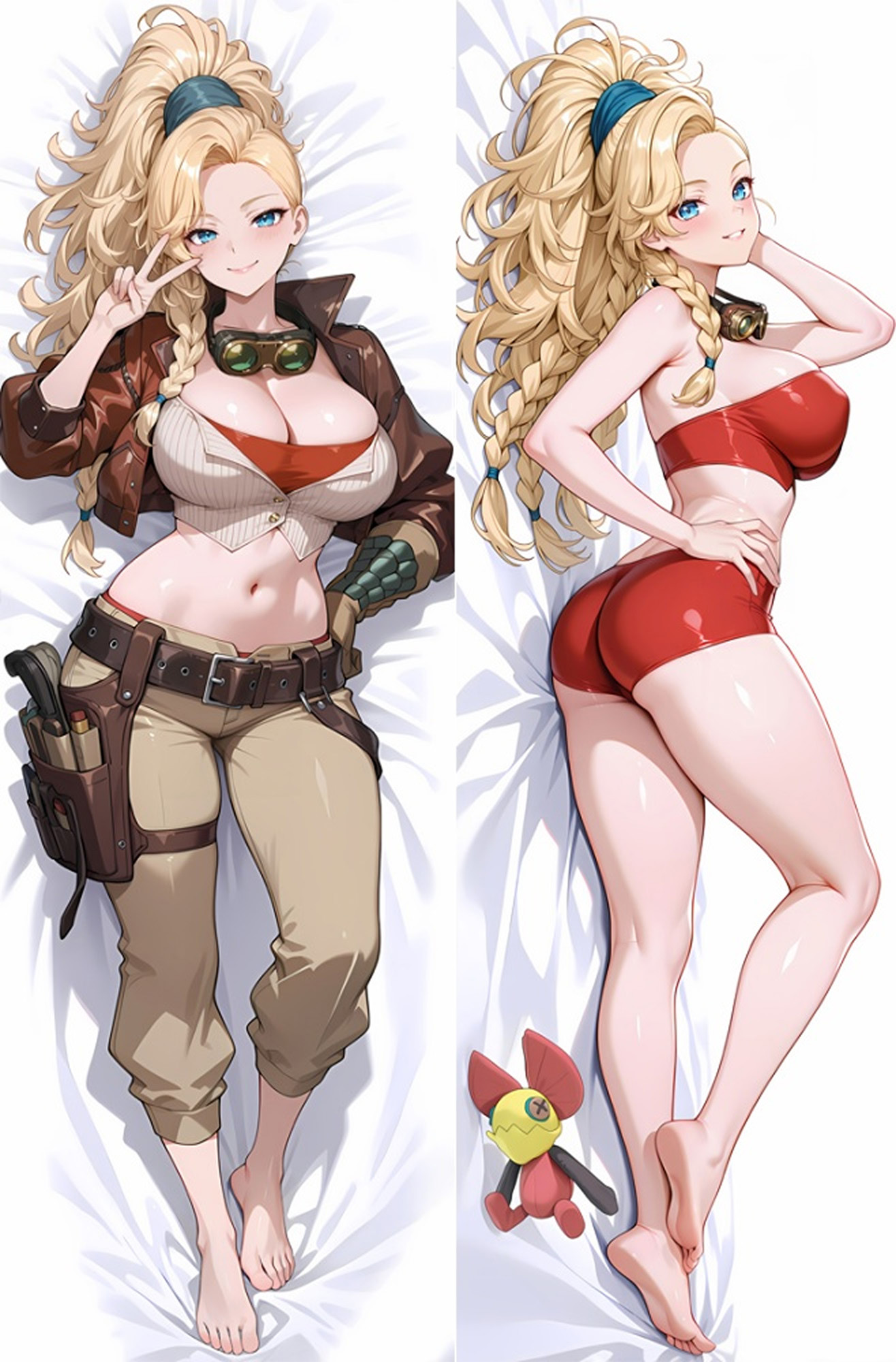 Gemma from "Monster Hunter Wilds" Body Pillow Dakimakura Case