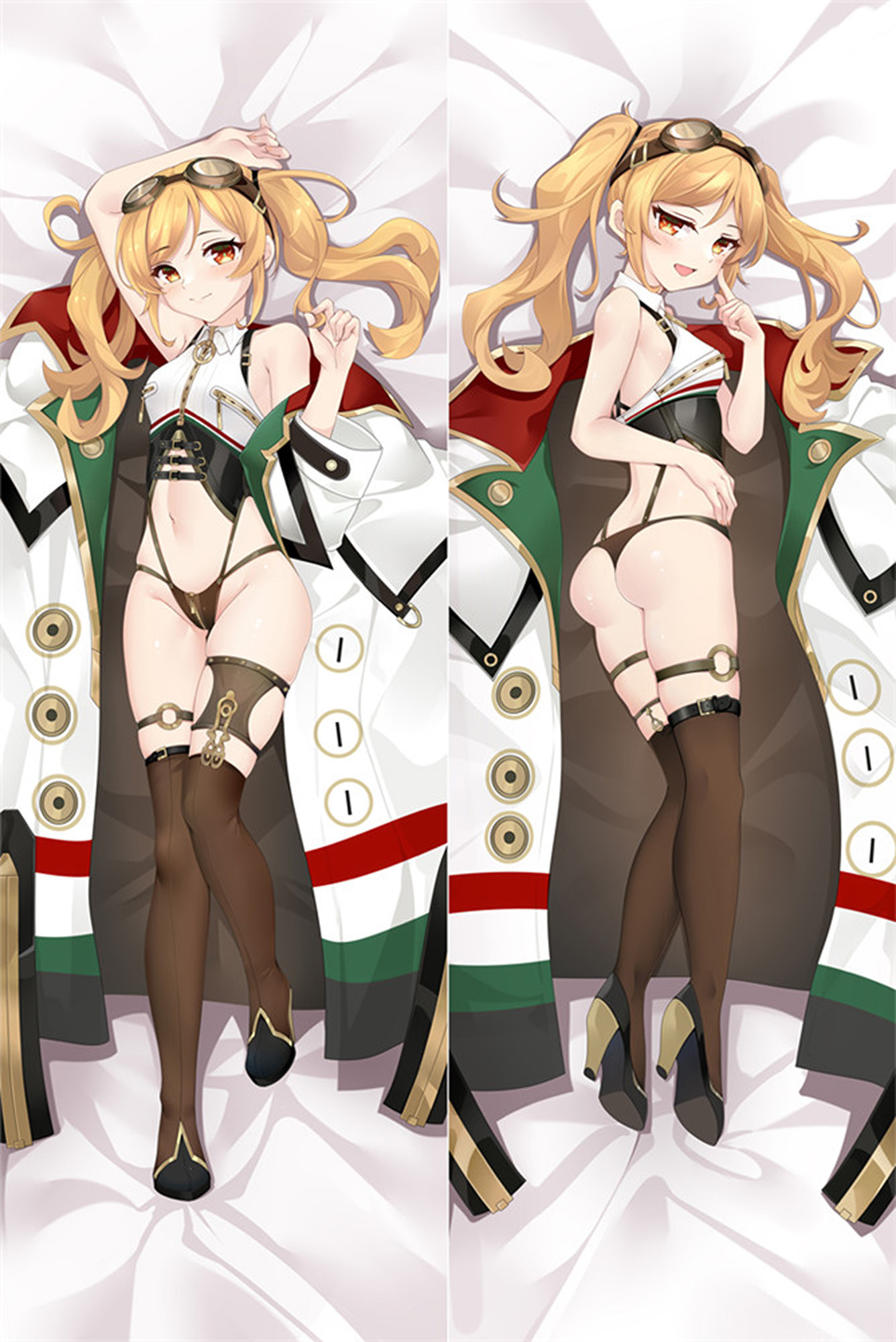 Leonardo Da Vinci from Azur Lane dakimakura cover