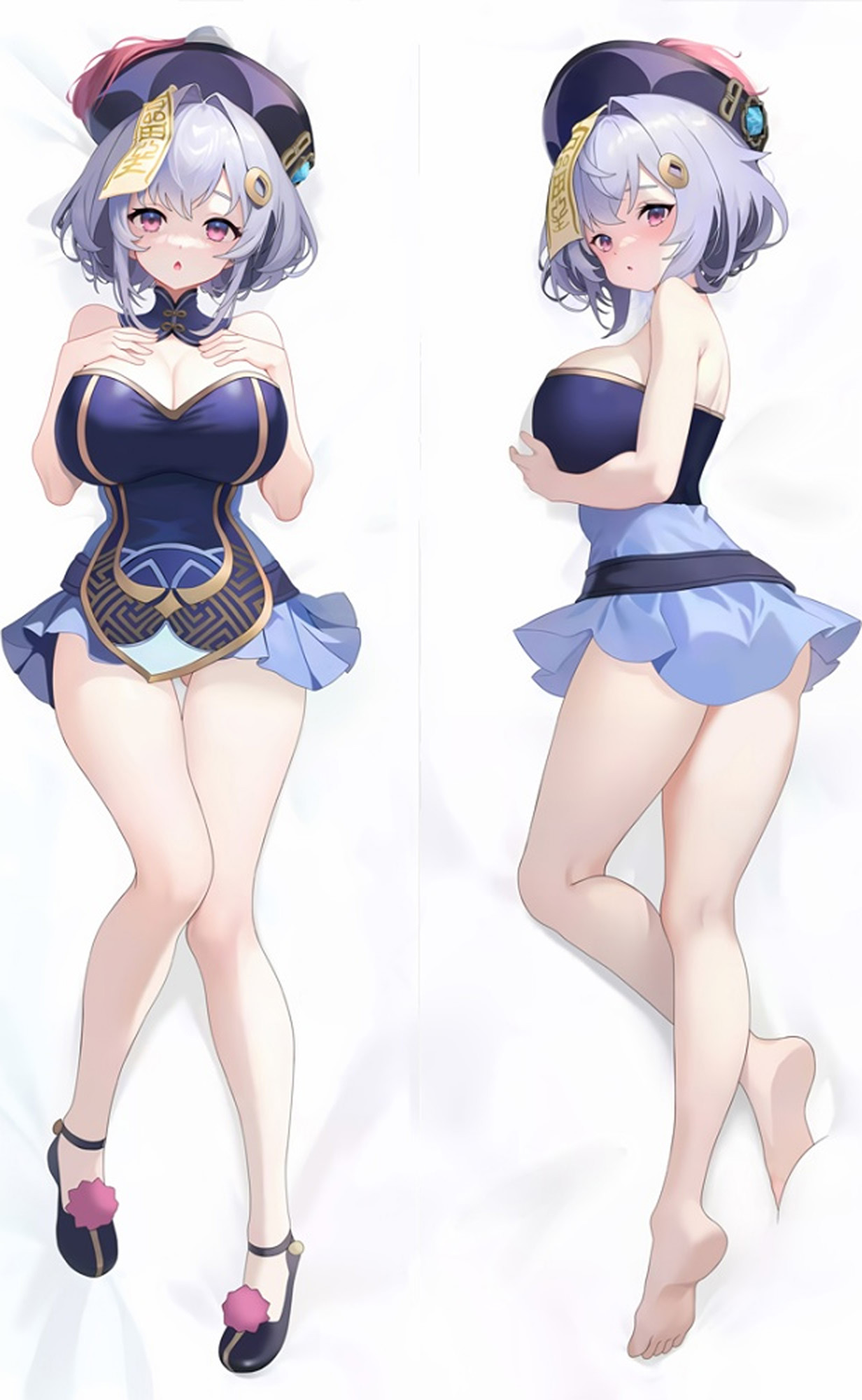 Qiqi from "Genshin Impact" Body Pillow Dakimakura Case