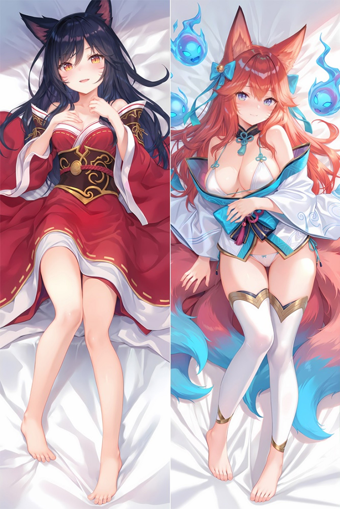Ahri from "League Of Legends" Body Pillow Dakimakura Case